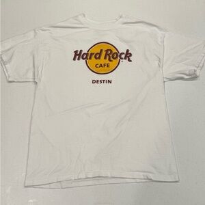 Hard Rock Cafe Destin White T-Shirt Large